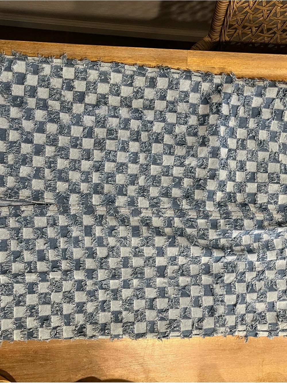 Dressed in LALA Blue and White A-Line Skirt